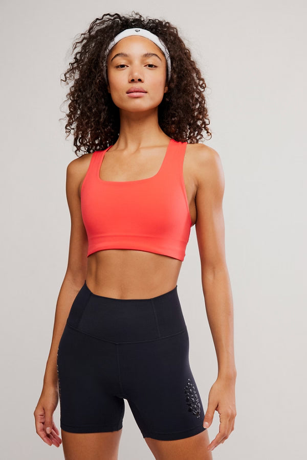 Free People Movement Win Win Bra in Grapefruit