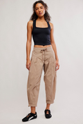 Free People Soft Ridge Pant in Sandy