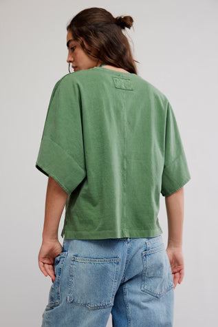 Free People WTF Atlas Dolman Top in Forest Fairy