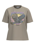 FREE SPIRIT T-SHIRT (OATMEAL/ GREY)