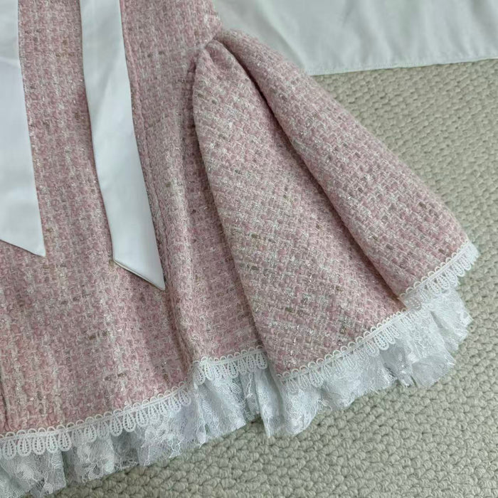 French-style retro princess puff-sleeved dress