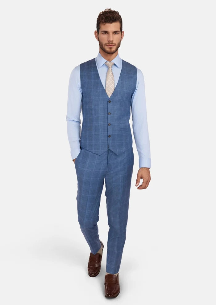 Fresno Blue Vest - SARTORO