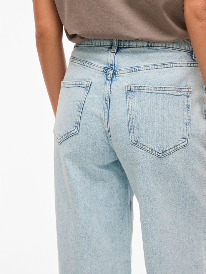 Freya Wide Leg Jeans Long (Light Blue Denim)