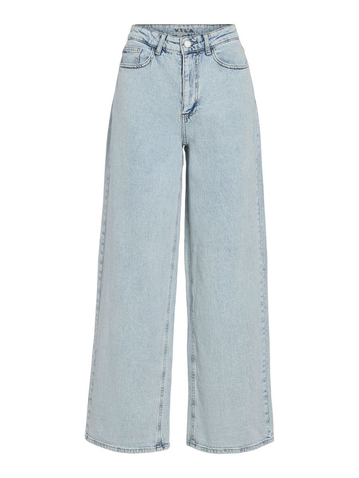 Freya Wide Leg Jeans Long (Light Blue Denim)