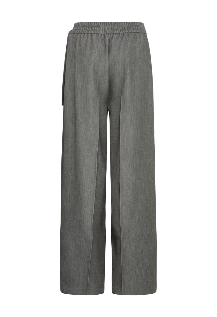 Frida Wide Leg Trousers (Grey)