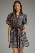 From Another Time Floral Mini Dress