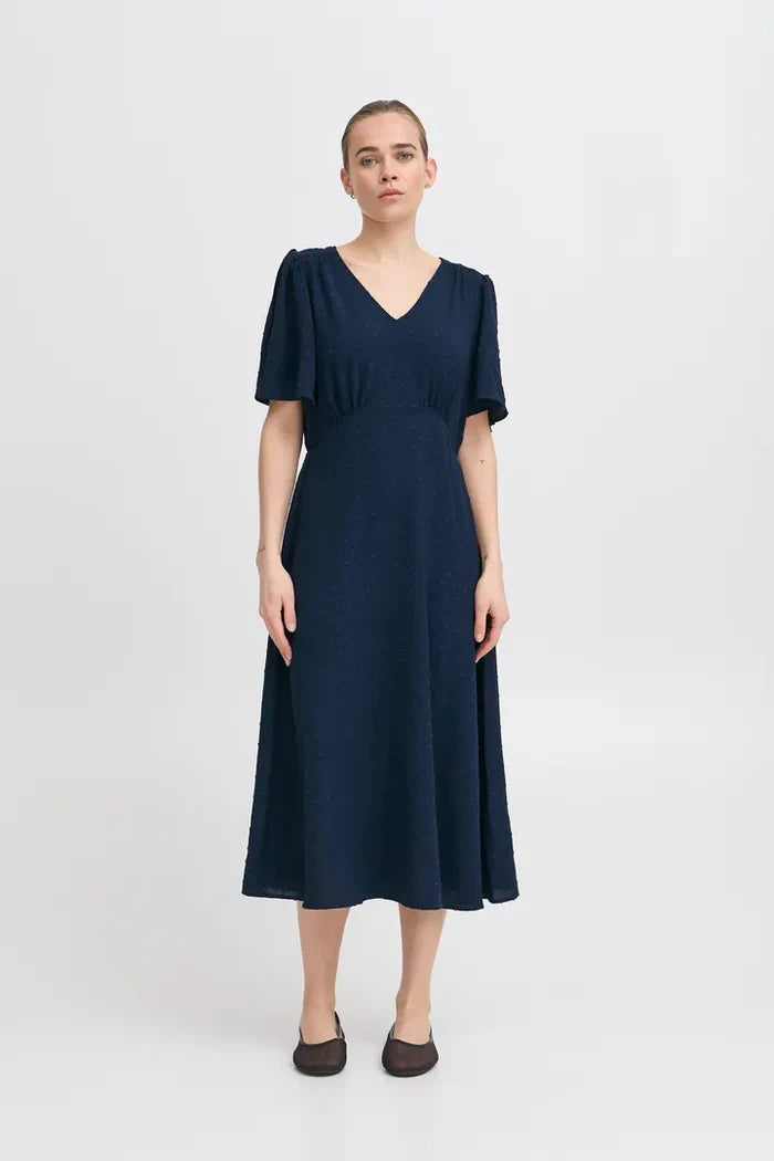Gabby Midi Dress (Total Eclipse)