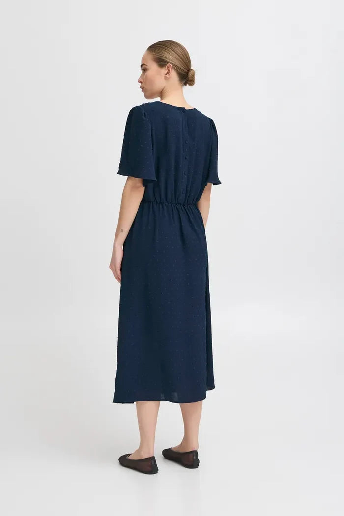 Gabby Midi Dress (Total Eclipse)