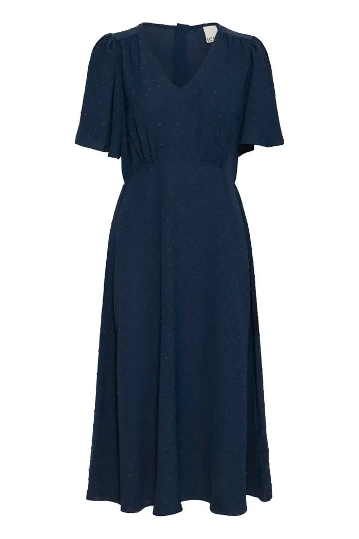 Gabby Midi Dress (Total Eclipse)