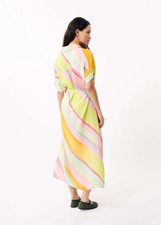 GALIENA MIDI DRESS (MULTICOLOUR)
