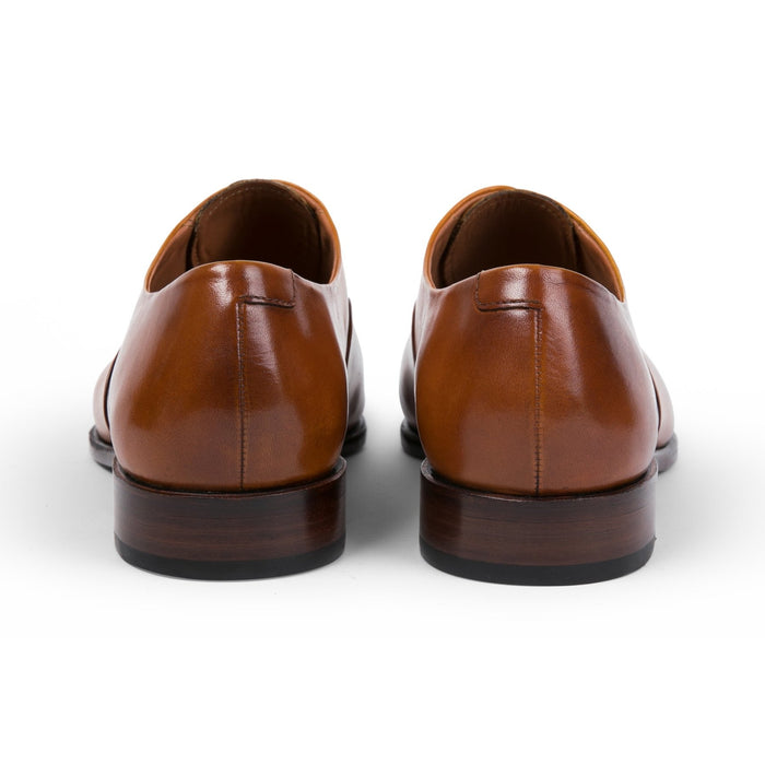 Genoa Cap - Toe Oxford // Tan - SARTORO