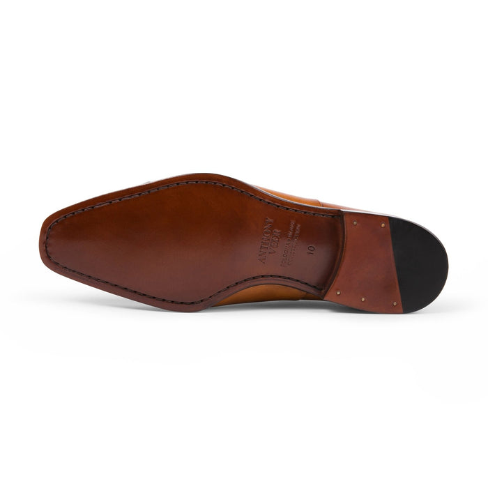 Genoa Cap - Toe Oxford // Tan - SARTORO