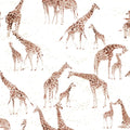 Soft fabric giraffe toy from Family Fabrics B.V., showing a cute giraffe with patterned fabric and long neck on a neutral background.