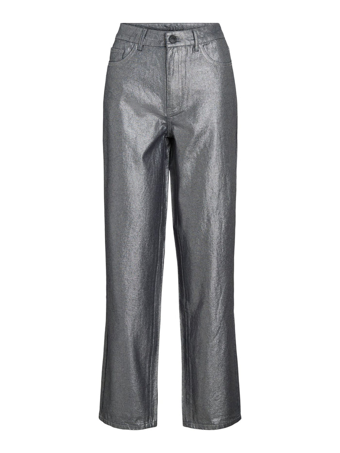 Glenda Glitter Jeans (Dark Silver)