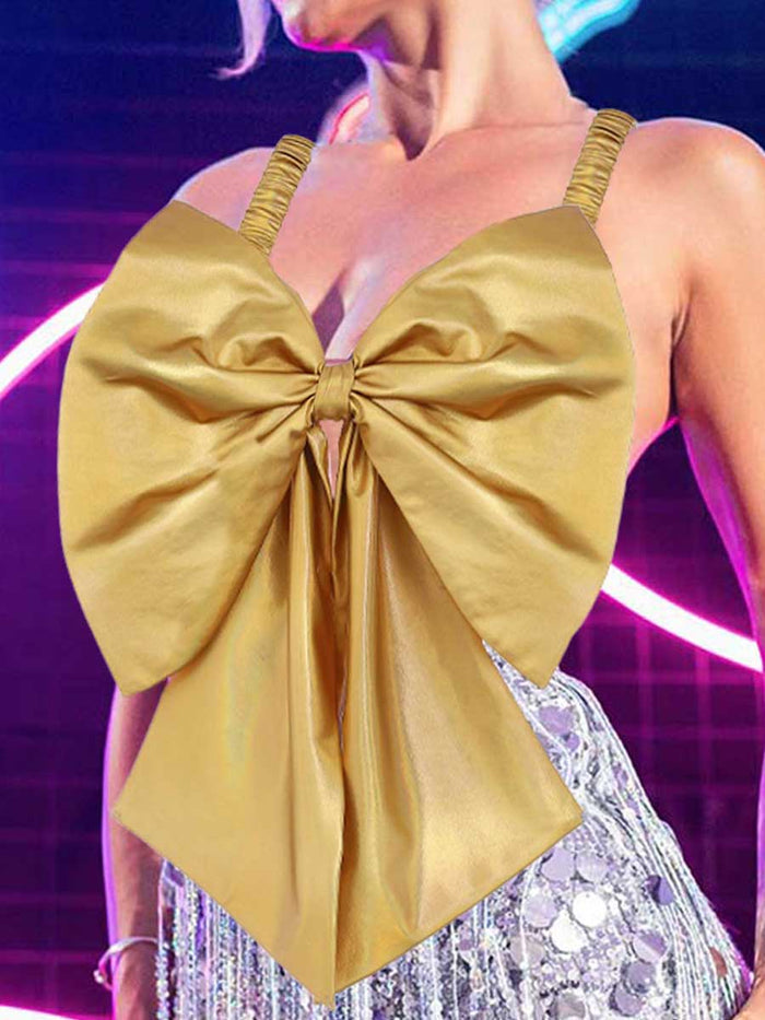 Gold Bow Reflective Camisole