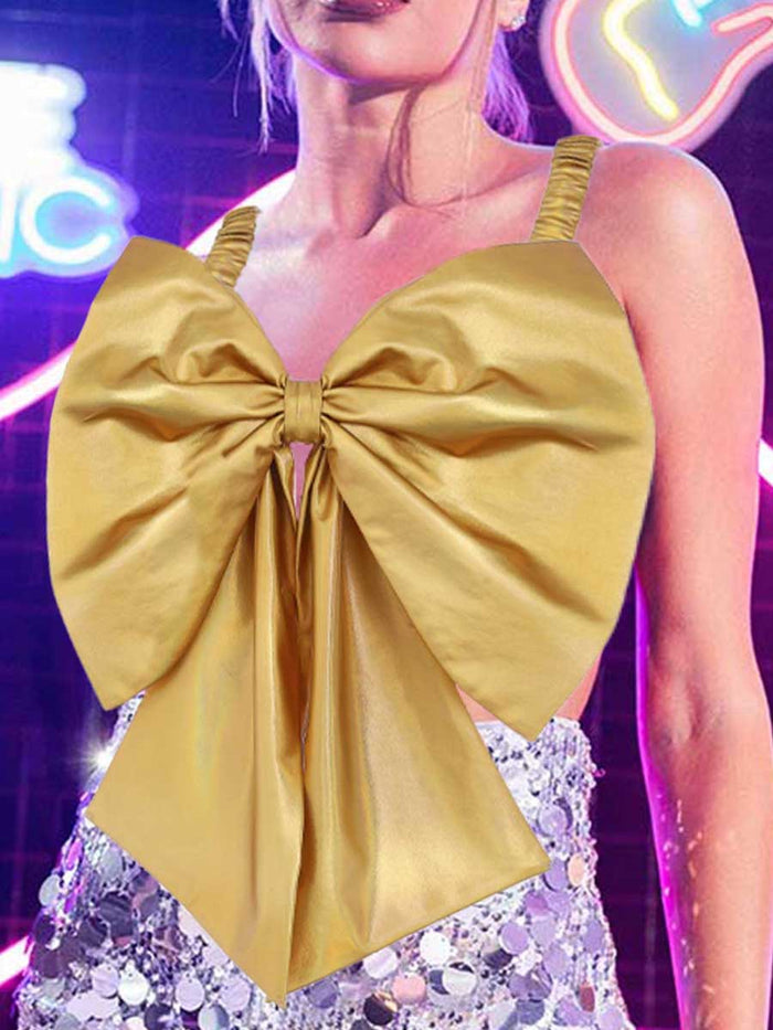 Gold Bow Reflective Camisole