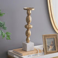 Gold Diamond Stem Pillar Holder