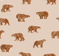 Grizzly Bear Almond - Family Fabrics B.V.