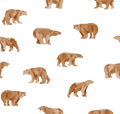 Grizzly Bear Off White - Family Fabrics B.V.