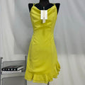 Halter-Neck Backless Mini Skirt