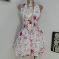 Halter-neck Floral Dress