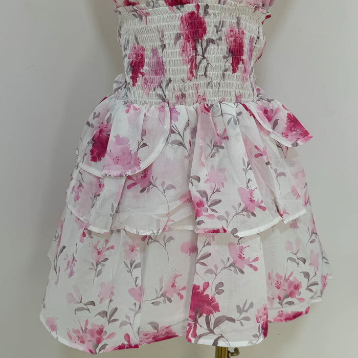 Halter-neck Floral Dress