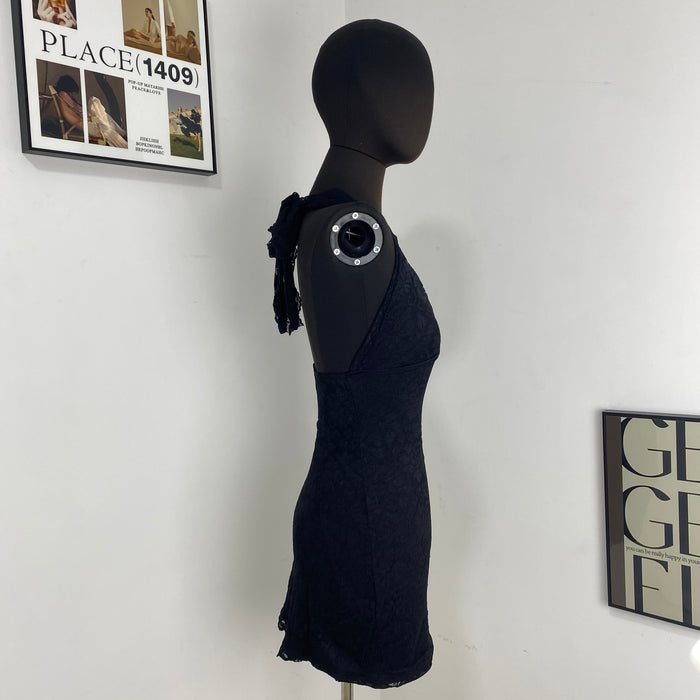 Halter Neck Lace Dress