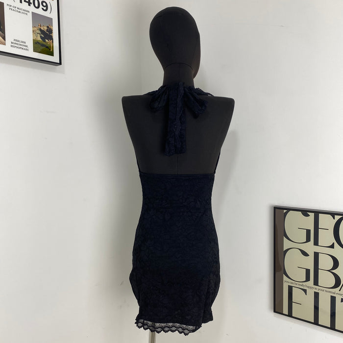 Halter Neck Lace Dress