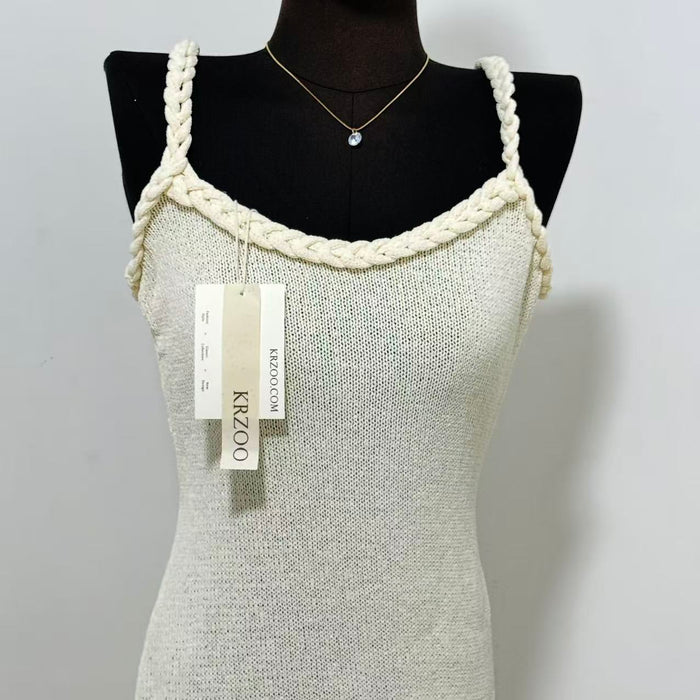 Hand-Woven Braided Rope Dress