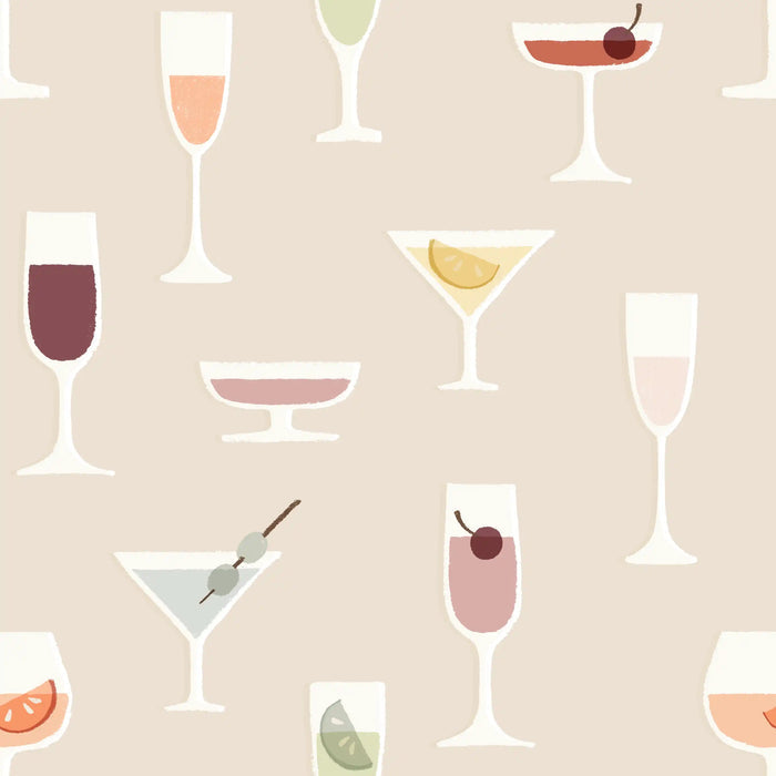 Happy Hour Beige - Family Fabrics B.V.