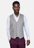 Harbor Grey Vest - SARTORO