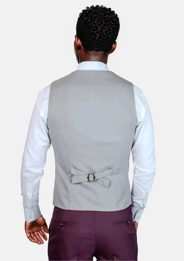Harbor Grey Vest - SARTORO