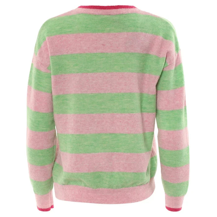 Harlee Stripe Jumper (Pink)