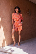 Haya Short Sleeve Shirt (Coral Rose)
