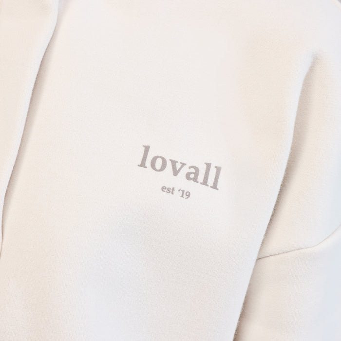 Heavyweight 1/4 Zip Sweatshirt - Ecru
