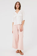 Henia Wide Leg Trousers (Pink)