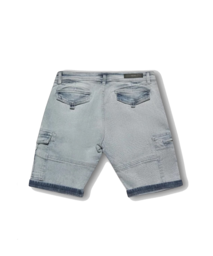 Henleys Lione Denim Shorts (Light Indigo)