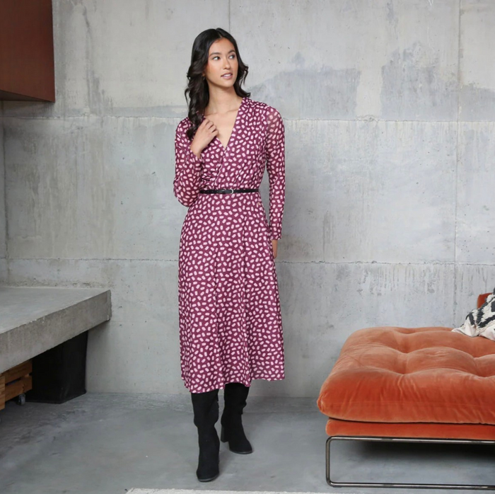 Henrietta Midi Dress (Pink)
