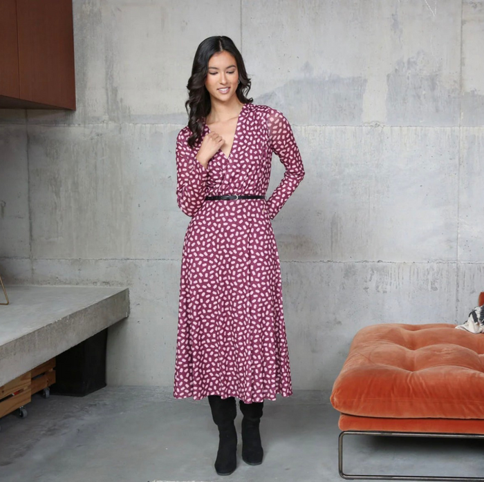 Henrietta Midi Dress (Pink)