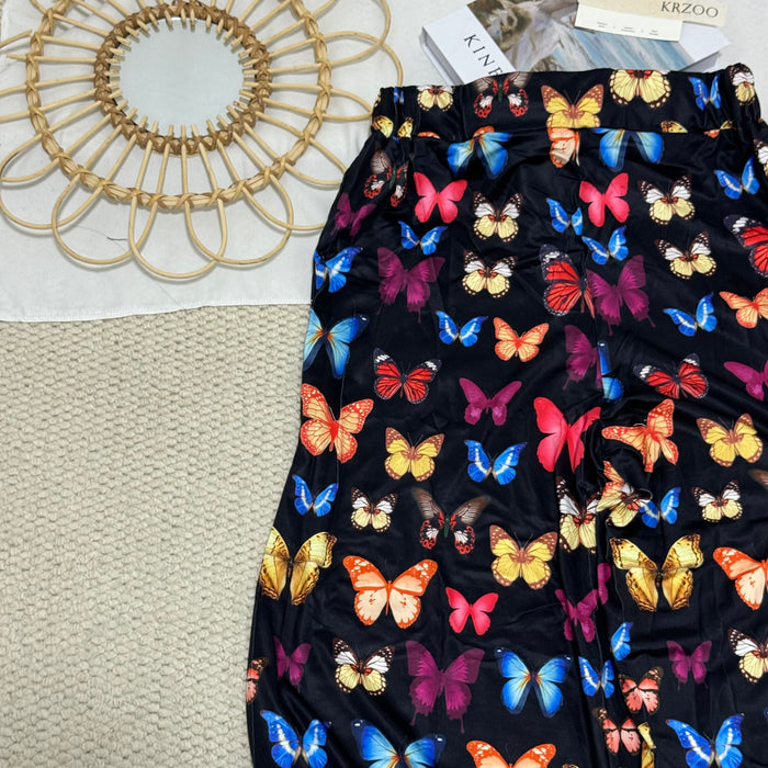 High-Waisted Relaxed-Fit Wide-Leg Pants