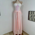 High-Waisted Slim-Fit Lace-Up Dress