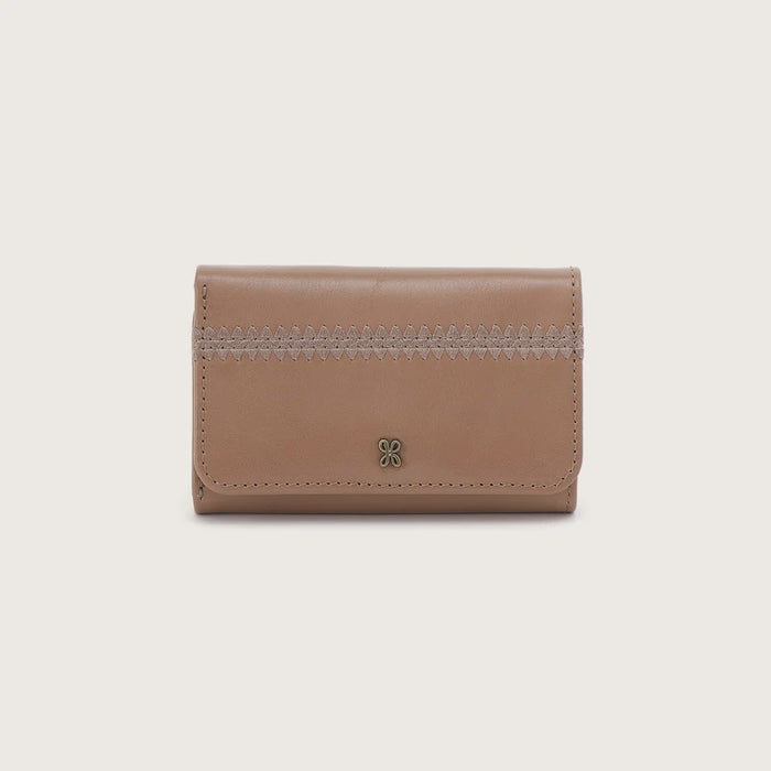 Hobo Jill Trifold Wallet in Woodsmoke