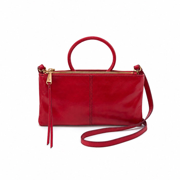 Hobo Sable Crossbody in True Red