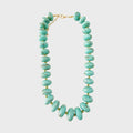 Holly Chunky Beaded Necklace in Turquoise