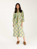 Holly Shae Grace Dress in Grove Grid