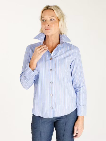 Holly Shae Liz Top in Varsity Stripe