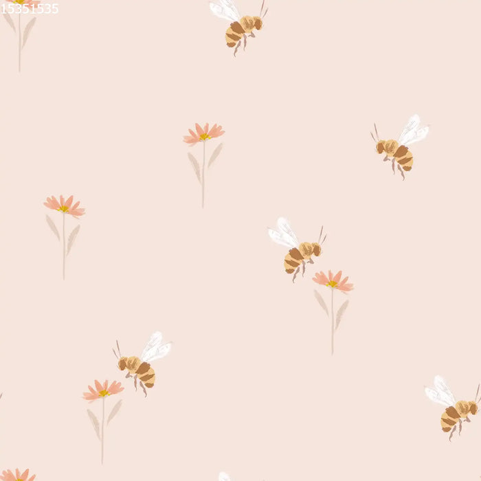 Honey Bee Pink - Family Fabrics B.V.