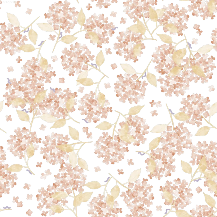 Hortensia Pink White - Family Fabrics B.V.