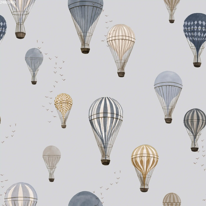 Hot Air Balloons Sky - Family Fabrics B.V.