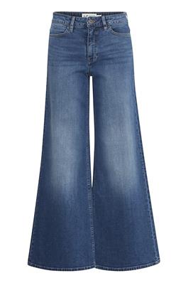 Imogen Wide Leg Jeans (Medium Blue/Leg 30")
